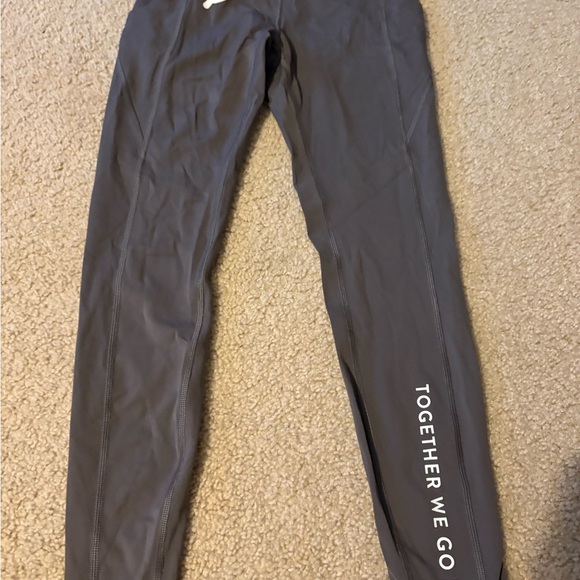 Peloton Pants - Peloton Gray Motivational Leggings